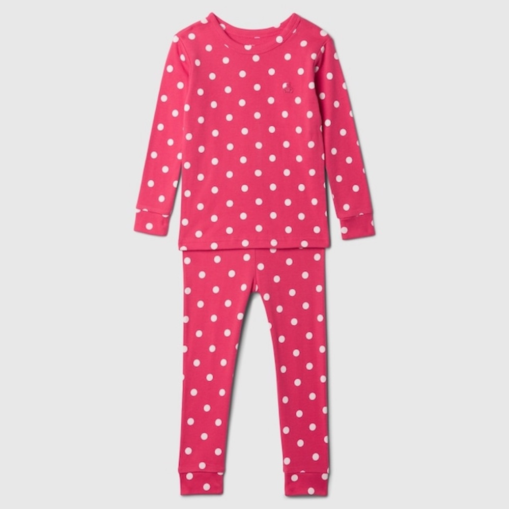 GAP Kids 100% Organic Cotton Heart Dot Pajama Set